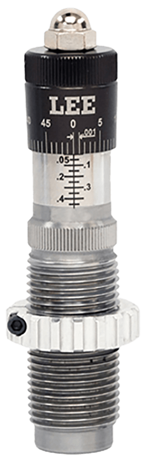Lee Precision 92247 Micrometer Bullet Seating Die Black/Clear 6mm Creedmoor Rifle Firearm