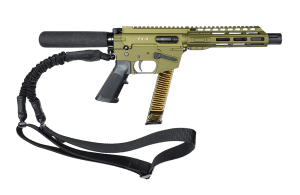 Freedom Ordance FX9P8T-ODG FX9 9mm Luger 31+1 8" Black Nitride Stainless Steel Barrel M-LOK Handguard Black Anodized Aluminum Receiver w/Picatinny Rail Black Pistol Tube AR15 Grip Right Hand Sling