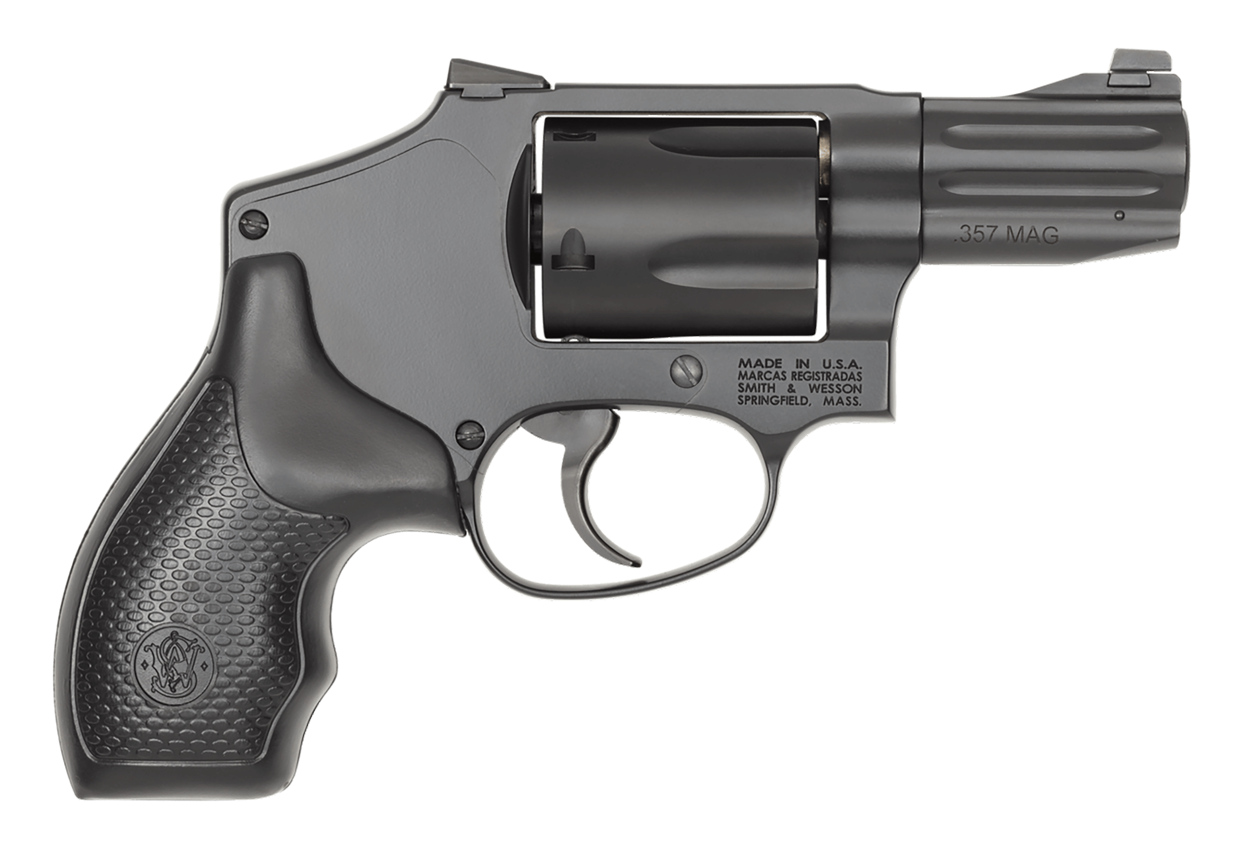 Smith & Wesson 14448 PC Model 640 Black Edition J-Frame 357 Mag/38 Special +P 5 Shot 2.13″ Black Cerakote Stainless Steel Fluted Steel Barrel; Black PVD Cylinder; Black Cerakote Stainless Steel Frame; Black Finger Grooved Grip; Concealed Hammer Smith & Wesson 14448 PC Model 640 Black Edition J-Frame 357 Mag/38 Special +P 5 Shot 2.13″ Black Cerakote Stainless Steel Fluted Steel Barrel; Black PVD Cylinder; Black Cerakote Stainless Steel Frame; Black Finger Grooved Grip; Concealed Hammer
