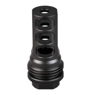 SilencerCo AC1961 ASR Muzzle Brake Black Nitride 11/16″x24 Threads 458 Cal