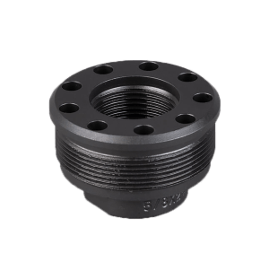 SilencerCo AC822 Alpha Direct Thread Mount Fits 9/16″x24 Black