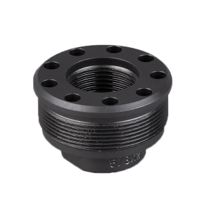 SilencerCo AC837 Alpha Direct Thread Mount Fits M18X1 Matte Black