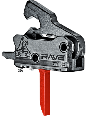 Rise Armament T017FPCCRED Rave Pistol Caliber Carbine Black/Red Single-Stage