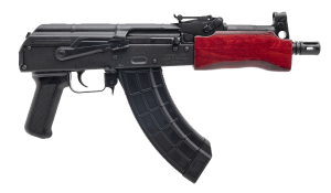 Century Arms HG2137PRN Draco Mini 7.62x39mm 30+1 7.75″ Black Threaded Barrel Black Steel Stamped Metal Receiver Black Polymer Grip Red Wood Handguard Right Hand Century Arms HG2137PRN Draco Mini 7.62x39mm 30+1 7.75″ Black Threaded Barrel Black Steel Stamped Metal Receiver Black Polymer Grip Red Wood Handguard Right Hand