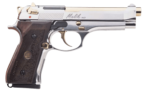 Derya Firearms MELIK9.NG.TR Melik 9mm Luger 17+1 4.90ā³ Gold TiN Steel Barrel Black Melonite Serrated Steel Slide Black Aluminum Frame Black Polymer Grip Derya Firearms MELIK9.NG.TR Melik 9mm Luger 17+1 4.90ā³ Gold TiN Steel Barrel Black Melonite Serrated Steel Slide Black Aluminum Frame Black Polymer Grip