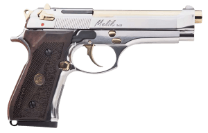 Derya Firearms 10L.MELIK9.NG.TR Melik 9mm Luger 10+1 4.90ā³ Gold TiN Steel Barrel Black Melonite Serrated Steel Slide Black Aluminum Frame Black Polymer Grip Derya Firearms 10L.MELIK9.NG.TR Melik 9mm Luger 10+1 4.90ā³ Gold TiN Steel Barrel Black Melonite Serrated Steel Slide Black Aluminum Frame Black Polymer Grip