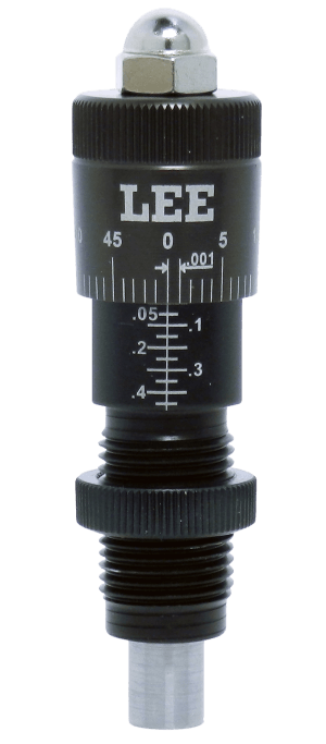 Lee Precision 92128 Micrometer Factory Crimp Adapter Black/Clear 9mm Pistol Firearm