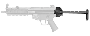 B&T Firearms BT200590 Telescopic  Steel/Aluminum Fits H&K MP5 Retractable