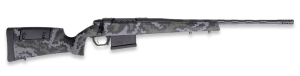 Weatherby 3WRX222CMR4B 307 Range XP 2.0 22 Creedmoor 5+1 24″ Graphite Black Cerakote Fluted Threaded Barrel & Drilled & Tapped Receiver  Black w/Gray & Green Sponge Accents Adj Cheek Piece & LOP Synthetic Stock  2″ Muzzle Brake