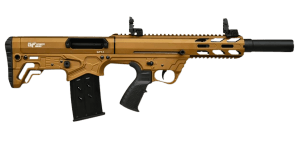 Gforce Arms GFY1BRNZ GFY-1 USA 12 Gauge Semi-Auto 3″ 5+1 18.50″ Black Threaded Barrel  Bronze Cerakote Aluminum Receiver w/Picatinny Rail  Bronze Bullpup Polymer Stock  Polymer Grip