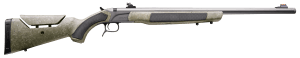 CVA PR3233N Accura MR-X 50 Cal VariFlame 26″ Tungsten Cerakote Fluted Threaded Barrel  Drilled & Tapped Receiver  Adjustable Black/Gray Webbing Synthetic Stock
