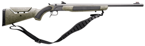 CVA PR3233NW Accura Northwest MR-X 50 Cal VariFlame 26″ Tungsten Cerakote Fluted Threaded Barrel  Drilled & Tapped Receiver  Adjustable Black/Gray Webbing Synthetic Stock