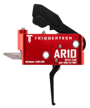 TriggerTech ARTTRB14NNF Diamond Black/Red Straight Fits AR-10 TriggerTech ARTTRB14NNF Diamond Black/Red Straight Fits AR-10