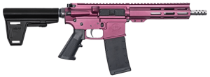 Great Lakes Firearms GL15223SSPBCHY/SS AR-15 223 Wylde 30+1 7.50" Stainless Threaded Barrel M-LOK Handguard Black Cherry Cerakote Aluminum Receiver w/Picatinny Rail Black Polymer Pistol Brace Mil-Spec Grip Right Hand