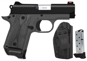 Kimber Mfg Inc 3300257 Micro 9 Shadow Ghost RTC-K Bundle Micro Frame 9mm Luger 7+1 3.15″ Stainless Match Grade Barrel Black Serrated Stainless Steel Slide Kimpro II Gray Aluminum Frame w/Beavertail Black/Gray G10 Grip 2 Tac-Mags & UM Tactical Holster Kimber Mfg Inc 3300257 Micro 9 Shadow Ghost RTC-K Bundle Micro Frame 9mm Luger 7+1 3.15″ Stainless Match Grade Barrel Black Serrated Stainless Steel Slide Kimpro II Gray Aluminum Frame w/Beavertail Black/Gray G10 Grip 2 Tac-Mags & UM Tactical Holster