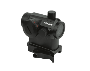 Konus Pro Nuclear Matte Black 1x22mm 3 MOA Red/Green Dot Reticle