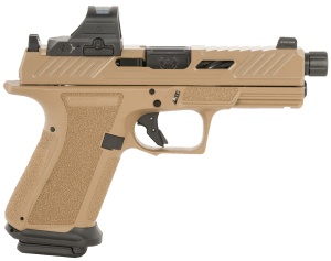 Shadow Systems SS-1810 MR920 Elite Compact Frame 9mm Luger 15+1 4.50″ Black Nitride Match Grade/Spiral Threaded Barrel Coyote Tan Cerakote Stainless Steel Optic Cut/Serrated/Window Cut Slide & Polymer Frame w/Beavertail & Picatinny Rail Shadow Systems SS-1810 MR920 Elite Compact Frame 9mm Luger 15+1 4.50″ Black Nitride Match Grade/Spiral Threaded Barrel Coyote Tan Cerakote Stainless Steel Optic Cut/Serrated/Window Cut Slide & Polymer Frame w/Beavertail & Picatinny Rail