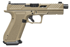 Shadow Systems SS-2022-B DR920 Elite 9mm Luger 17+1 4.50″ Black Nitride Match Grade Spiral Threaded Barrel Flat Dark Earth Cerakote Optic Cut/Serrated/Window Cut Steel Slide FDE Polymer Frame w/Beavertail & Picatinny Rail Blemished Shadow Systems SS-2022-B DR920 Elite 9mm Luger 17+1 4.50″ Black Nitride Match Grade Spiral Threaded Barrel Flat Dark Earth Cerakote Optic Cut/Serrated/Window Cut Steel Slide FDE Polymer Frame w/Beavertail & Picatinny Rail Blemished