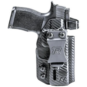 Rounded Gear RGDRUIDSFAHELLCATPROCF Druid IWB/OWB Black Carbon Fiber Kydex Fits Springfield Hellcat Pro Ambidextrous