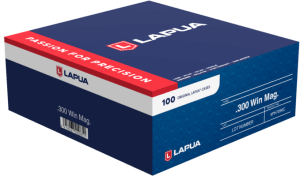 LAPUA 4PH7096C UNP CASE 300 WINCHESTER MAG 100