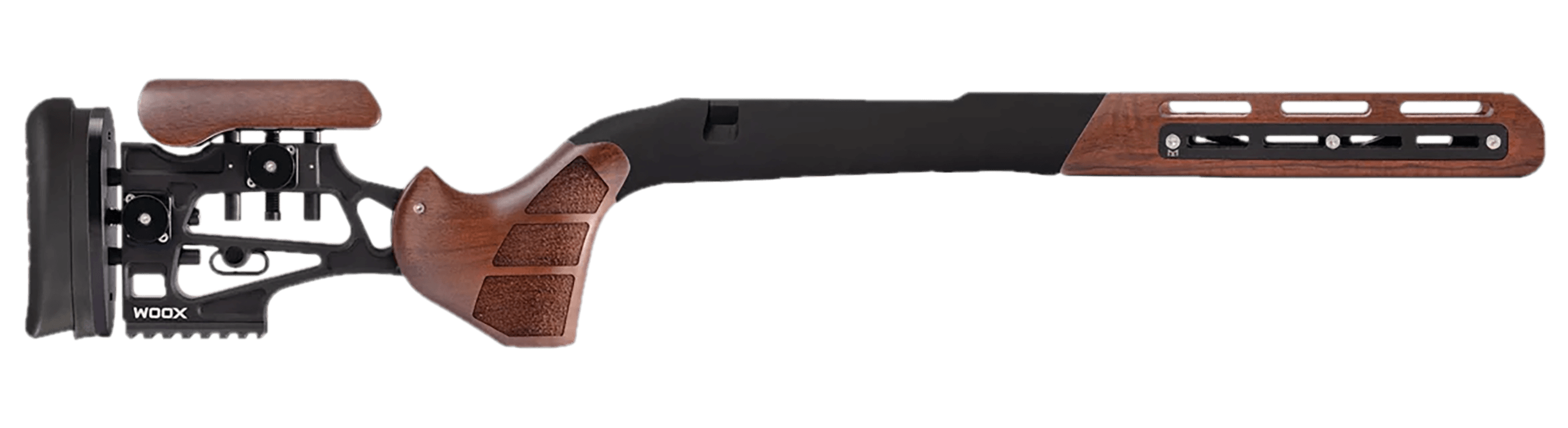 Woox SH.CHS011.05 Furiosa Chassis Walnut Aluminum/Wood Fits Remington 700 M5 DBM SA Bolt Action 31″ OAL Woox SH.CHS011.05 Furiosa Chassis Walnut Aluminum/Wood Fits Remington 700 M5 DBM SA Bolt Action 31″ OAL