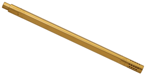 True Precision Inc TP1022BBLG TP/22 16″ Compensated Gold 416R Stainless Steel Barrel Fits Ruger 10/22 True Precision Inc TP1022BBLG TP/22 16″ Compensated Gold 416R Stainless Steel Barrel Fits Ruger 10/22