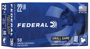 Federal 710   22LR 38gr Copper-Plated Round Nose 50 Per Box/100 Case