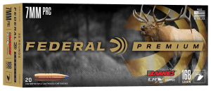 Federal P7PRCLRX1   7mmPRC 168gr 20 Per Box/10 Case