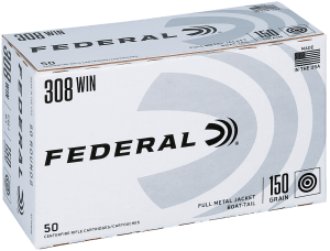 Federal AE308DB American Eagle  308Win 150gr Full Metal Jacket 50 Per Box/5 Case