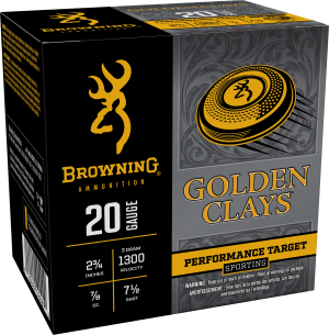 Browning Ammo BGC207 Golden Clays 20Gauge 2.75ā³ 7/8oz 7.5Shot 25 Per Box/10 Case Browning Ammo BGC207 Golden Clays 20Gauge 2.75ā³ 7/8oz 7.5Shot 25 Per Box/10 Case
