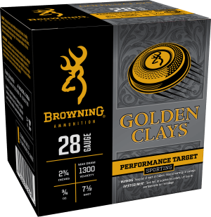 Browning Ammo BGC287 Golden Clays 28Gauge 2.75ā³ 3/4oz 7.5Shot 25 Per Box/10 Case Browning Ammo BGC287 Golden Clays 28Gauge 2.75ā³ 3/4oz 7.5Shot 25 Per Box/10 Case