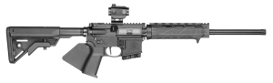 Smith & Wesson 13514 Volunteer XV *CA Compliant 5.56x45mm NATO 10+1 16″ 4140 Chrome-Moly Vanadium Target Crown Threaded Barrel  BCM Gunfighter Forend With M-LOK    B5 Systems Fixed Bravo Stock   Crimson Trace Red Dot  Manual Safety On Lower