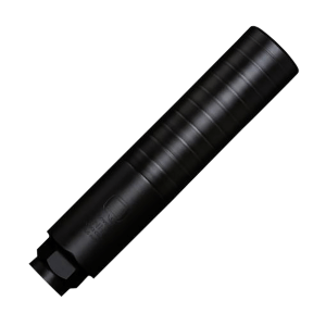 Q LLC SILPCQUICKIE86 Porq Chop  338 Cal (8.6mm)  Optimized for 8.6 Blackout  8.60″ L Black Stainless Steel  M18x1.5 tpi Cherry Bomb XL
