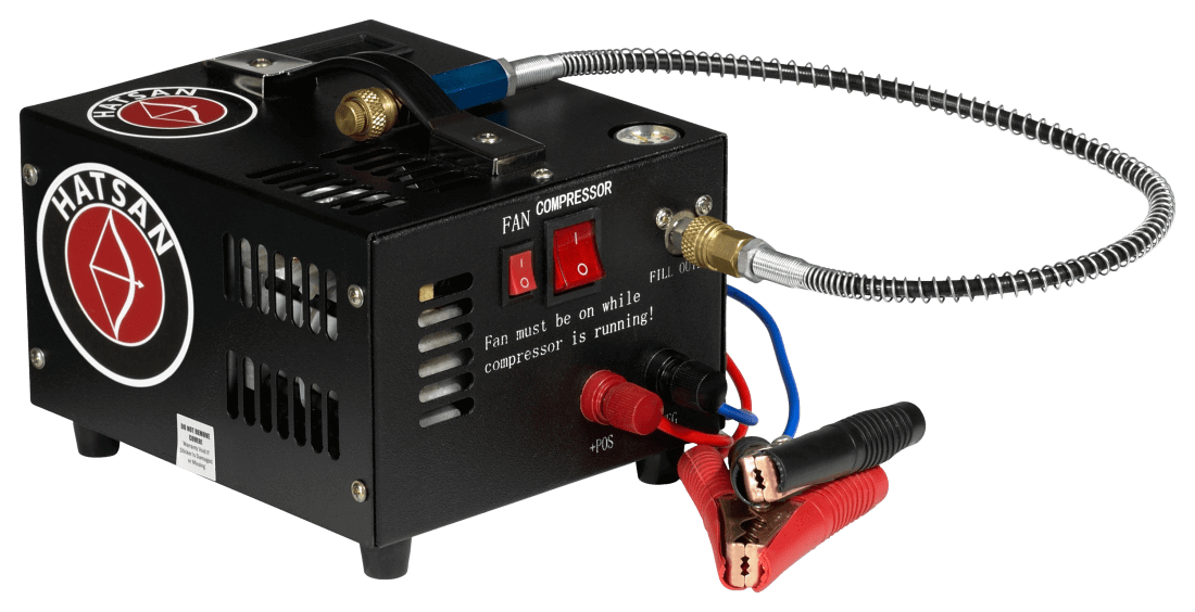 Hatsan USA HA91005 TactAir Spark PCP Compressor 4500 PSI (310 BAR) Max Black Hatsan USA HA91005 TactAir Spark PCP Compressor 4500 PSI (310 BAR) Max Black