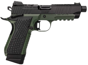 Kimber Mfg Inc 3100022 KDS9C 9mm Luger 18+1 4.60″ Black DLC Threaded Barrel KimPro Black Optic Ready/Serrated Stainless Steel Slide Ranger Green Aluminum Frame w/Beavertail & Picatinny Rail Black Crosshatch G10 Grip Kimber Mfg Inc 3100022 KDS9C 9mm Luger 18+1 4.60″ Black DLC Threaded Barrel KimPro Black Optic Ready/Serrated Stainless Steel Slide Ranger Green Aluminum Frame w/Beavertail & Picatinny Rail Black Crosshatch G10 Grip