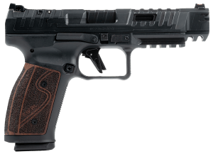 Canik HG7010R-N SFx Rival-S Full Size Frame 9mm Luger 18+1 5ā³ Black Steel Barrel Black Steel Optic Ready/Ported/Serrated Slide Black Steel Frame w/Picatinny Rail Rosewood Grip Canik HG7010R-N SFx Rival-S Full Size Frame 9mm Luger 18+1 5ā³ Black Steel Barrel Black Steel Optic Ready/Ported/Serrated Slide Black Steel Frame w/Picatinny Rail Rosewood Grip