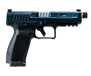 Canik HG8342SB-N Mete Pro Full Size Frame 9mm Luger 18+1 5ā³ Chrome Plated Fluted Threaded Barrel Stingray Steel Optic Ready/Serrated Slide Black Polymer Frame w/Picatinny Rail Interchangeable Backstrap Grip Trijicon RMRcc Footprint Canik HG8342SB-N Mete Pro Full Size Frame 9mm Luger 18+1 5ā³ Chrome Plated Fluted Threaded Barrel Stingray Steel Optic Ready/Serrated Slide Black Polymer Frame w/Picatinny Rail Interchangeable Backstrap Grip Trijicon RMRcc Footprint