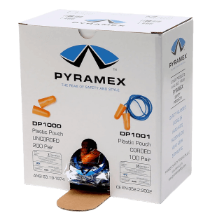 Pyramex DP1000   Foam 32 dB In The Ear Orange 200 Pair