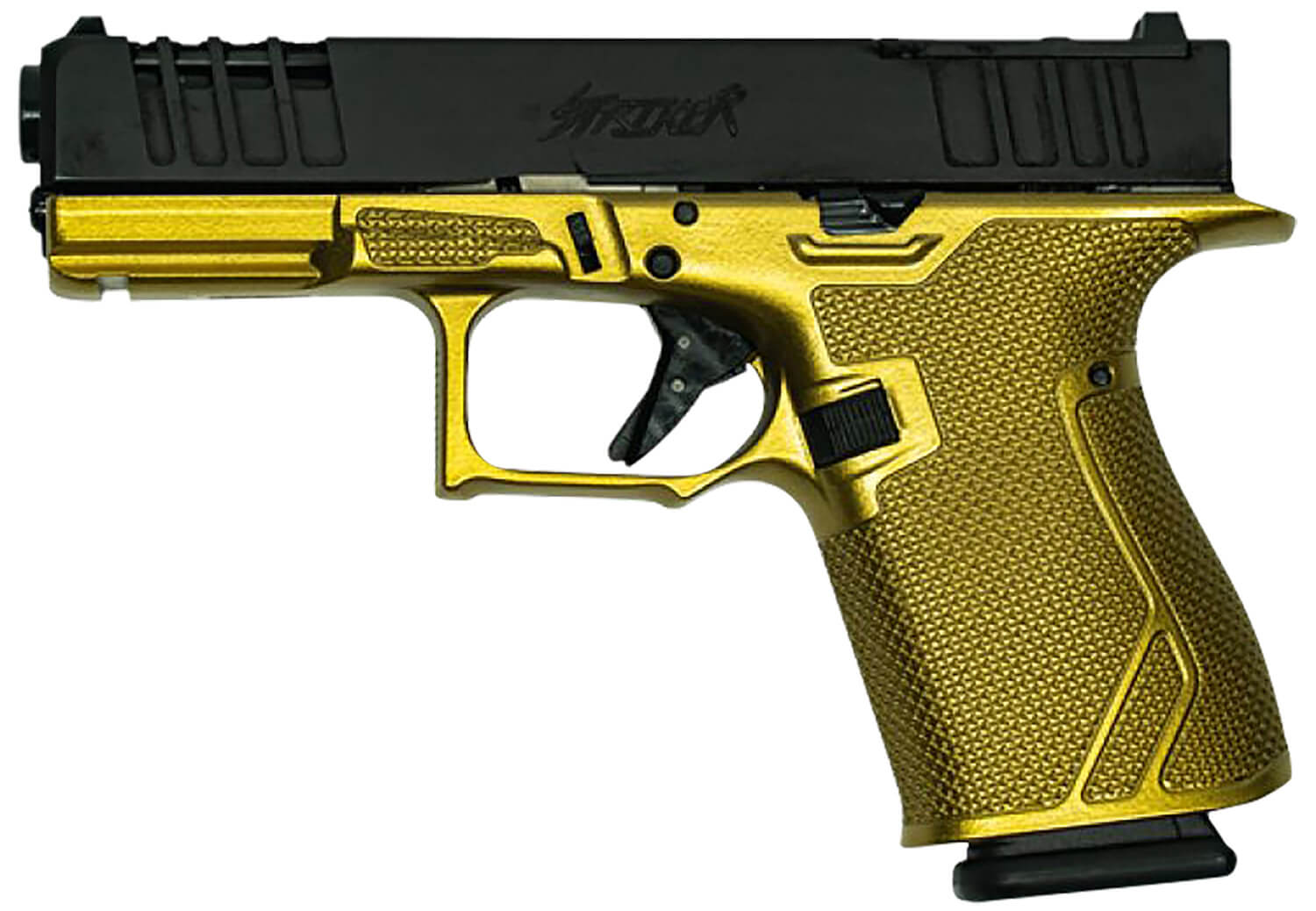 Great Lakes Firearms GL19GGLD Striker Compact Frame 9mm Luger 15+1 4" Black Nitride Barrel Optic Cut/Serrated/Window Cut Slide Polymer Frame RMR Footprint Ambidextrous - Image 2