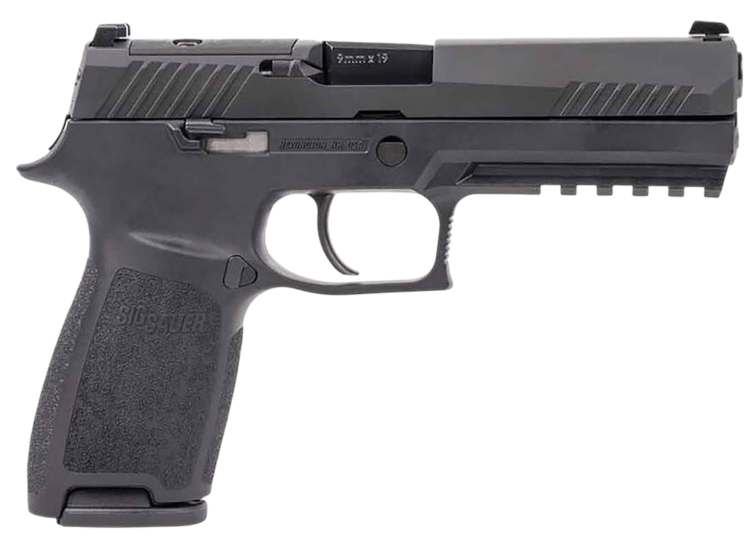 Sig Sauer 320F9BSSPRS P320 w/Optic Full Size Frame 9mm Luger 17+1 4.70" Black DLC Carbon Steel Barrel Black Nitron Stainless Steel Optic Ready/Serrated Slide Black Stainless Steel Frame w/Picatinny Rail Polymer Grip Sig ROMEO-RS Pro Sig PRO RX Footpr