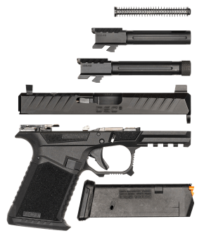Sct Manufacturing 0230000000 DSC9 Compact 9mm Luger 15+1 4″ Black Nitride Crowned & Threaded Barrels Black Nitride Stainless Steel Optic Ready/Serrated Slide Black Polymer Frame w/Picatinny Rail Aggressive Texture Grip RMR Footprint Two Barrels Sct Manufacturing 0230000000 DSC9 Compact 9mm Luger 15+1 4″ Black Nitride Crowned & Threaded Barrels Black Nitride Stainless Steel Optic Ready/Serrated Slide Black Polymer Frame w/Picatinny Rail Aggressive Texture Grip RMR Footprint Two Barrels