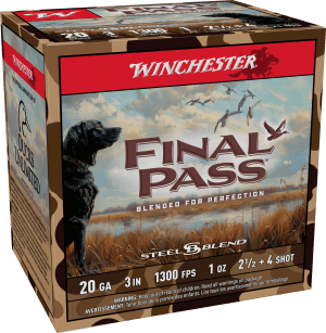 Winchester Ammo FP203254 Final Pass  20Gauge 3″ 1oz 2.5/4Shot 25 Per Box/10 Case