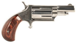 North American Arms 22MDLX LDLX  22 Mag 5 Shot 1.13″ Polished Stainless Steel  Rosewood Grip  Exposed Hammer
