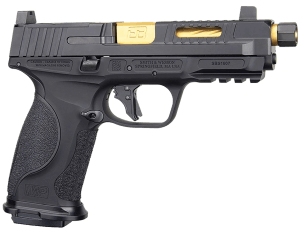 Ed Brown MPFMATCHGOLD Fueled M&P Match Gold 9mm Luger 19+1 4.75ā³ Titanium Nitride TiN Gold Match Grade Threaded Barrel Black Nitride Stainless Steel Optic Cut/Serrated Slide Black Aluminum Frame w/Picatinny Rail Trijicon RMR Footprint Ed Brown MPFMATCHGOLD Fueled M&P Match Gold 9mm Luger 19+1 4.75ā³ Titanium Nitride TiN Gold Match Grade Threaded Barrel Black Nitride Stainless Steel Optic Cut/Serrated Slide Black Aluminum Frame w/Picatinny Rail Trijicon RMR Footprint