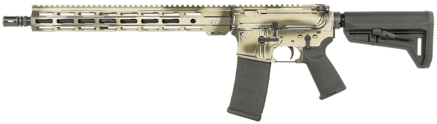 Shark Coast Tactical SCC01891AOD Anime-15 5.56 NATO 30+1 16" Black Nitride Threaded Barrel OD Green Cerakote Aluminum Receiver w/Picatinny Rail M-LOK Handguard Magpul SL-K Black Polymer Stock Black Polymer Grip Right Hand - Image 2
