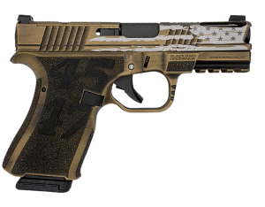 Black Rain Ordnance FLPTRUMPGB Frontline+ Trump Custom 9mm Luger 15+1 4ā³ Black Ported Barrel Gold Battleworn Stainless Steel Optic Ready/Ported/Serrated Slide w/Stars & TRUMP Gold Battleworn Polymer Frame w/Picatinny Rail Polymer Grips with 45 47 Black Rain Ordnance FLPTRUMPGB Frontline+ Trump Custom 9mm Luger 15+1 4ā³ Black Ported Barrel Gold Battleworn Stainless Steel Optic Ready/Ported/Serrated Slide w/Stars & TRUMP Gold Battleworn Polymer Frame w/Picatinny Rail Polymer Grips with 45 47