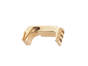 Tyrant CNC TD43X48ESTEELGOLD  Extended Magazine Release Glock 43x/48 Gold Aluminum/Steel