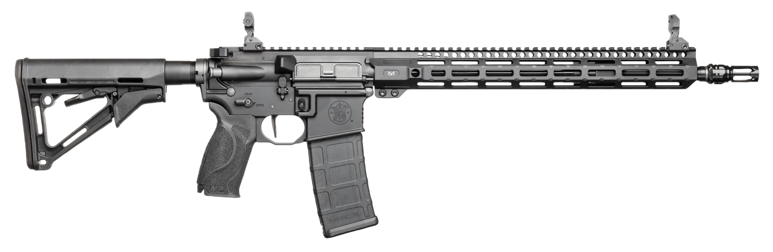 Smith & Wesson 13665 M&P15 Axe 223 Rem/5.56 NATO 30+1 16.10" Black Armornite Threaded Barrel Black Anodized Aluminum Receiver w/Picatinny Rail M-LOK Handguard Magpul CTR Black Polymer Stock Interchangeable Backstrap Grip Ambidextrous