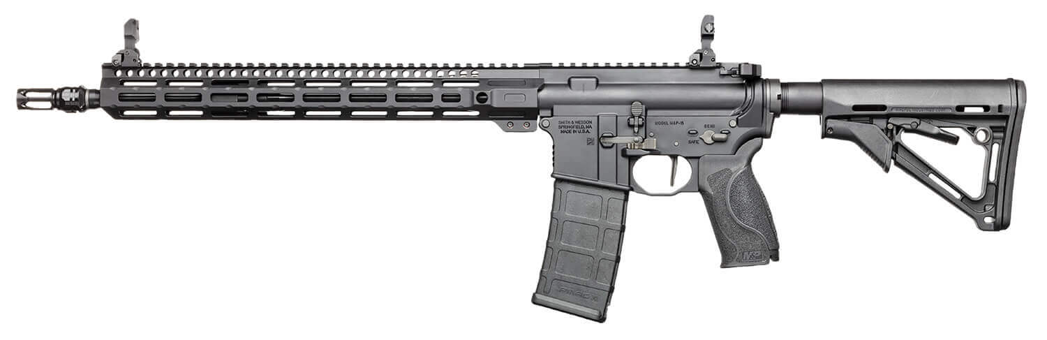 Smith & Wesson 13665 M&P15 Axe 223 Rem/5.56 NATO 30+1 16.10" Black Armornite Threaded Barrel Black Anodized Aluminum Receiver w/Picatinny Rail M-LOK Handguard Magpul CTR Black Polymer Stock Interchangeable Backstrap Grip Ambidextrous - Image 2