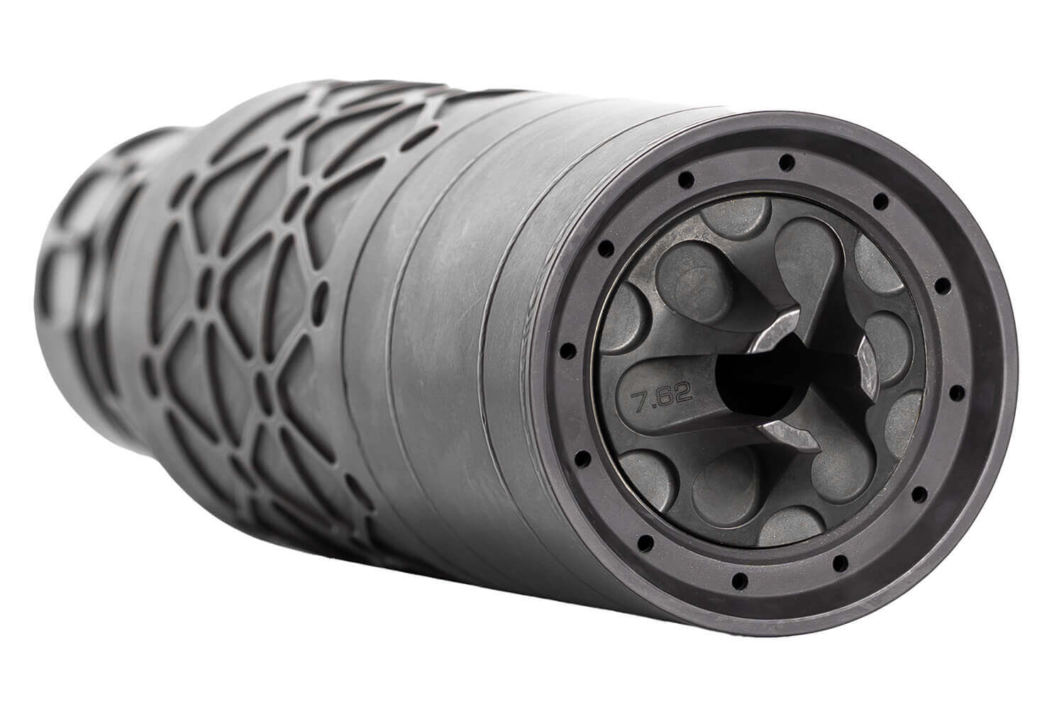 Rugged Suppressors AXL762 Axial Suppressor 7.62mm 1.98" Black Stainless Steel 5/8"x24 - Image 2